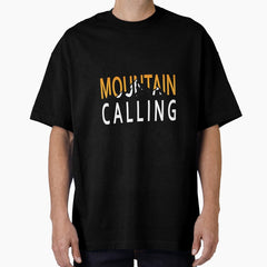 Adventure Awaits Mountain Calling Oversized T Shirt