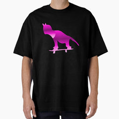 ADOPTS A PINK KITTEN INTERNATIONAL DAY OF HOMELESS ANIMALS Oversized T-Shirt