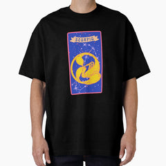 Scorpio Zodiac Tarot Card Oversized T-Shirt