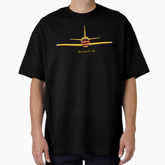 Minneapolis Minnesota MN Airplane Logo Oversized T-Shirt
