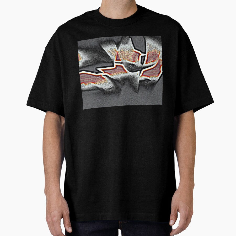 Abstract Concert Oversized T Shirt