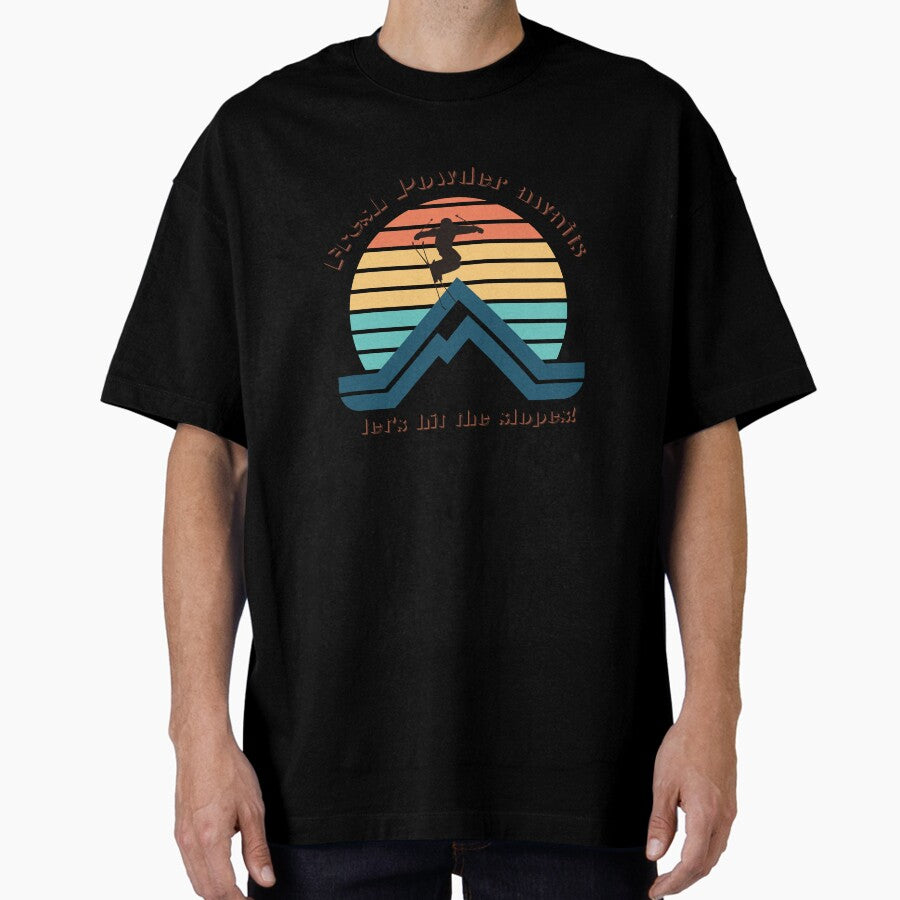 Chasing The Snow Oversized T Shirt