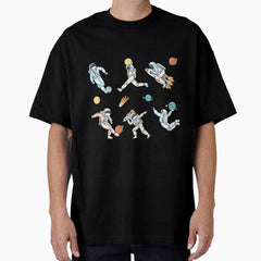 Astronauts sports activities Oversized T-Shirt