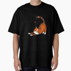 Are you cat mom or cat slave? Shirt and accessories for cat lover. Oversized T-Shirt