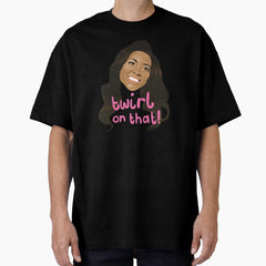 Kenya Moore - RHOA - Twirl on That Oversized T-Shirt