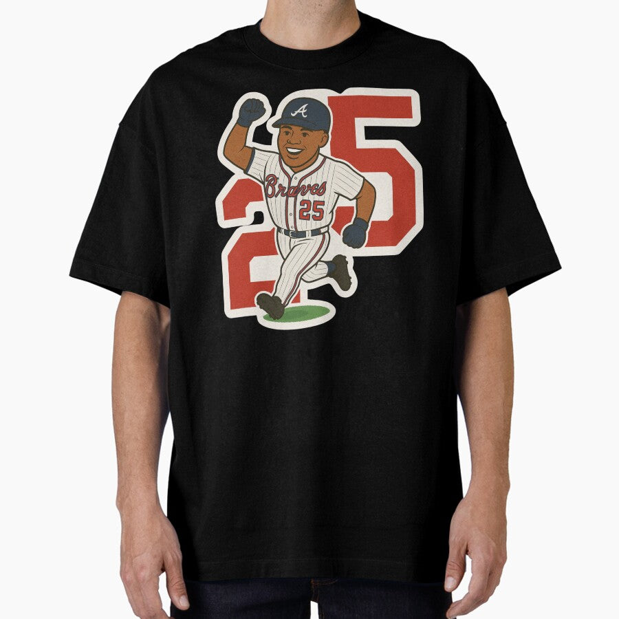 Andruw Jones Home Run Oversized T Shirt