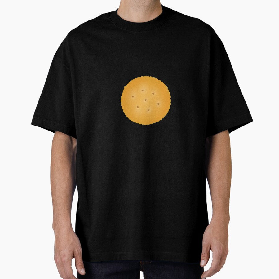 Ritz Cracker Sticker Oversized T Shirt