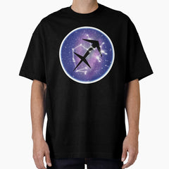 Sagittarius Constellation Zodiac Sign Oversized T-Shirt