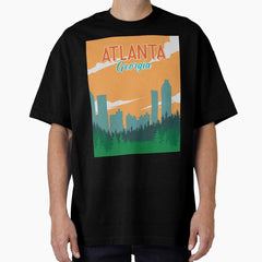atlanta georgia city Oversized T-Shirt