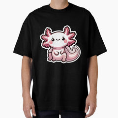 Axoloti Critter Cove Cute Animal Stickers A Splash Of Forest Frolics And Underwater Whimsy Oversized T Shirt