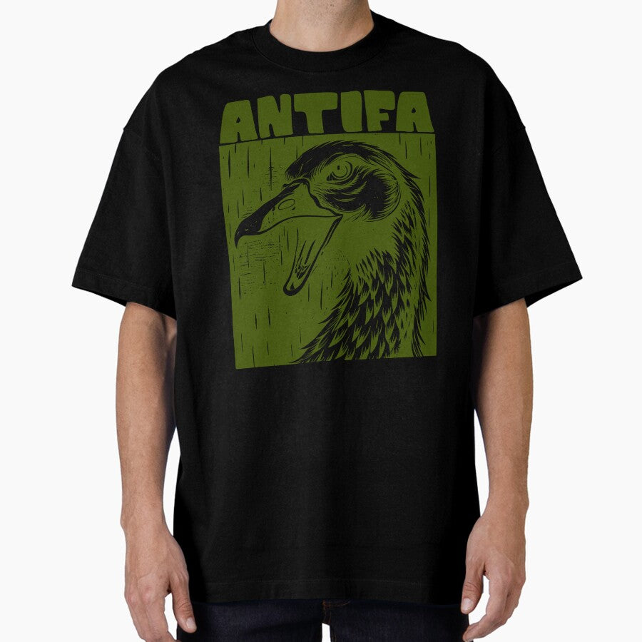 Antifa Oversized T Shirt