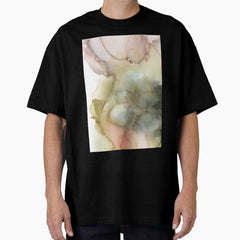 Abstract Ink Print By Zouzounio Art Oversized T Shirt