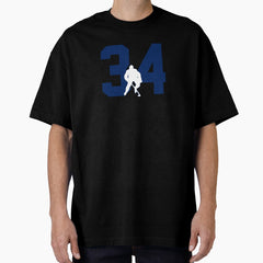 Auston Matthews 34 Toronto Hockey Icon Oversized T-Shirt