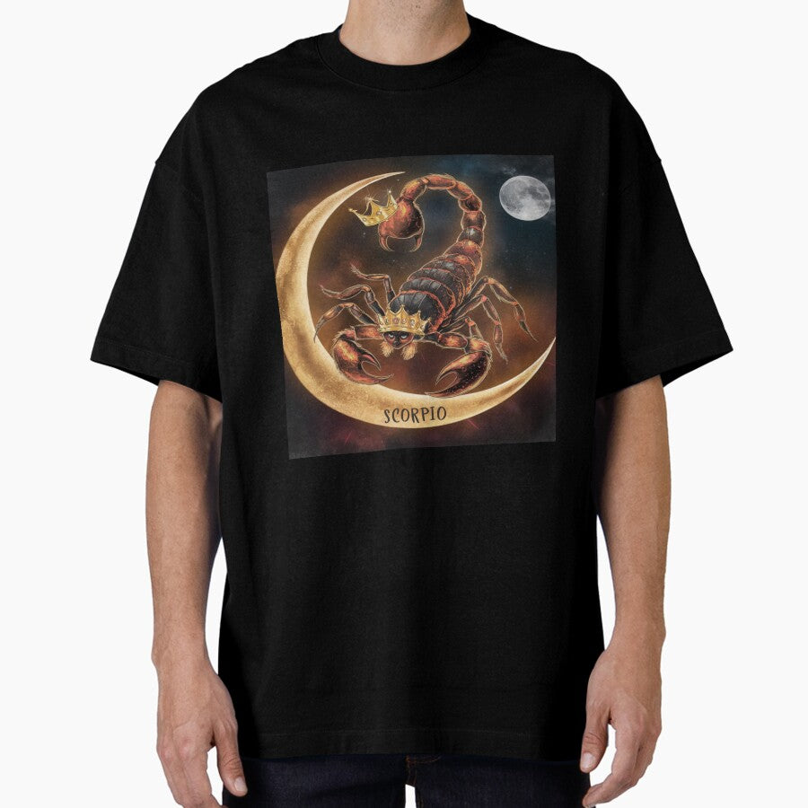 Astrology Zodiac Designs: Scorpio #5 Oversized T-Shirt