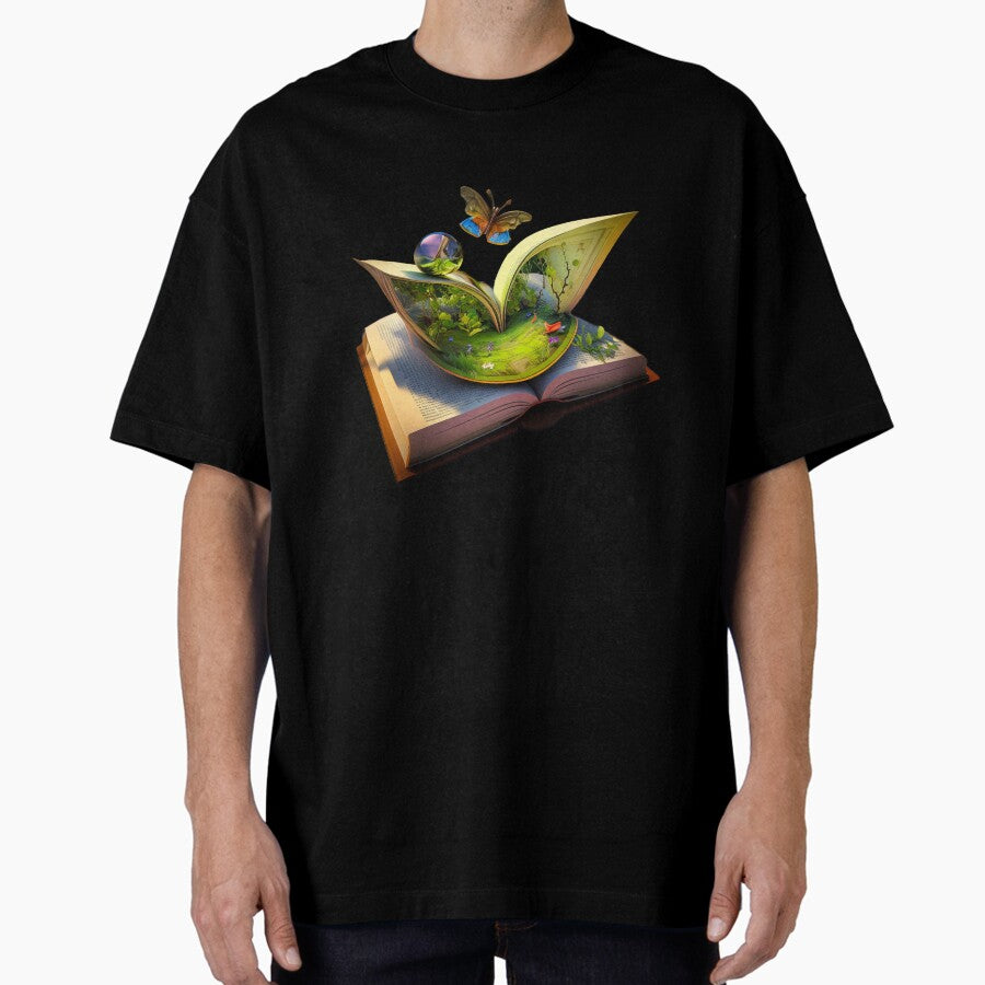 Adventure Book Oversized T Shirt