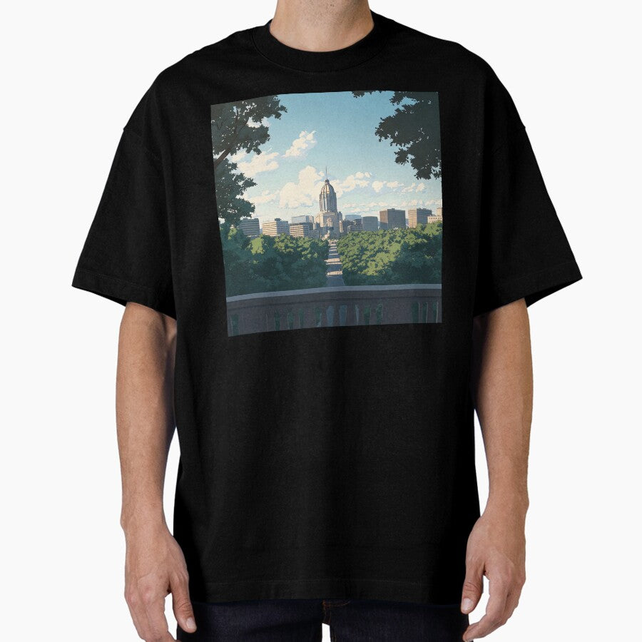 Minnesota state | Anime style Oversized T-Shirt