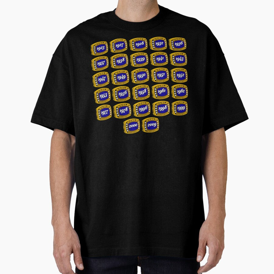 27 Time Champions Oversized T Shirt