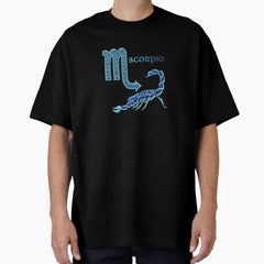 Scorpio Sign Symbol Oversized T-Shirt