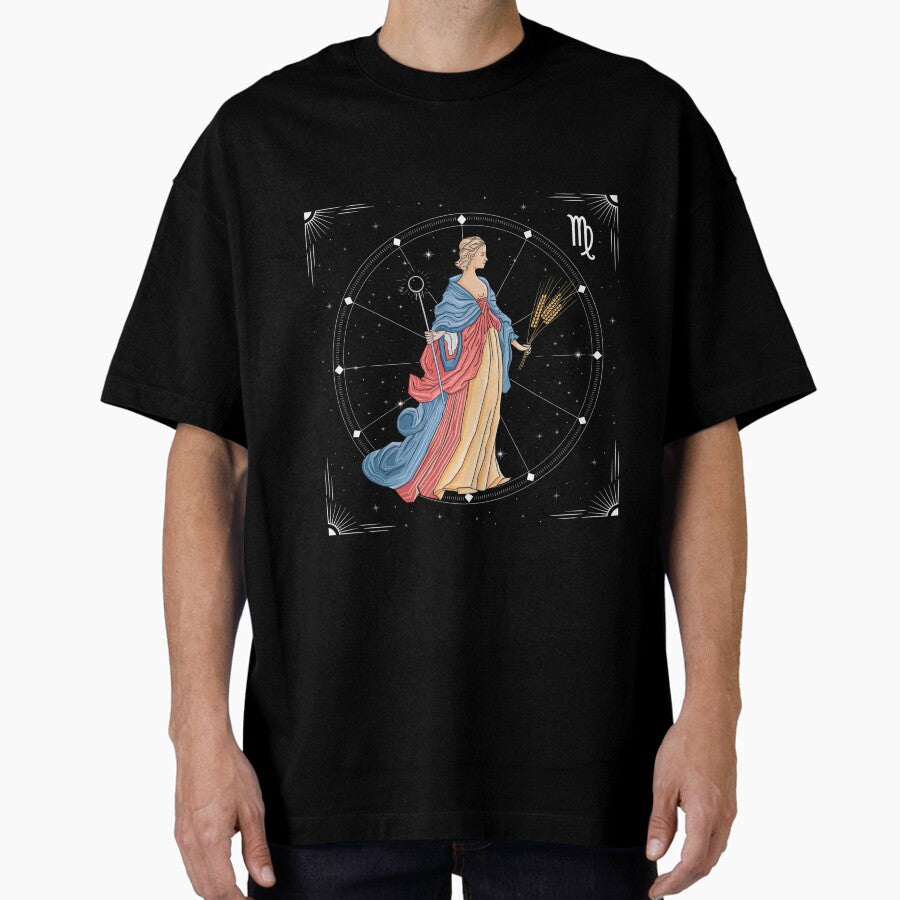 The Astrological Sign of Virgo Oversized T-Shirt