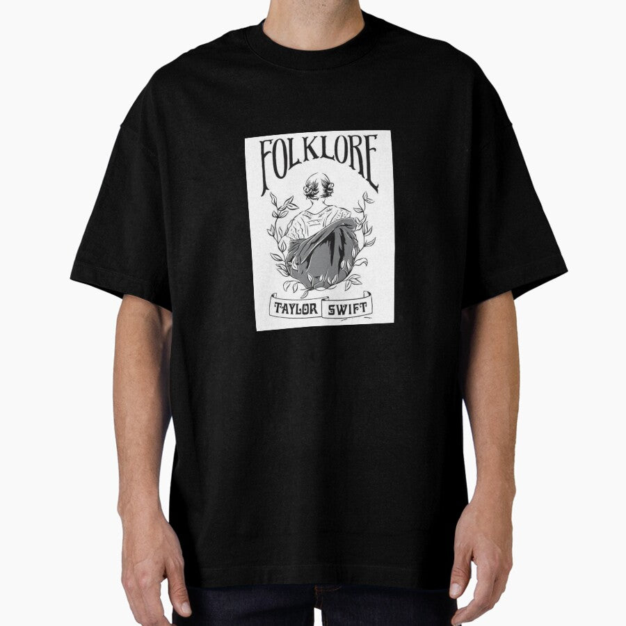 Folklore By Taylor Swift Oversized T Shirt