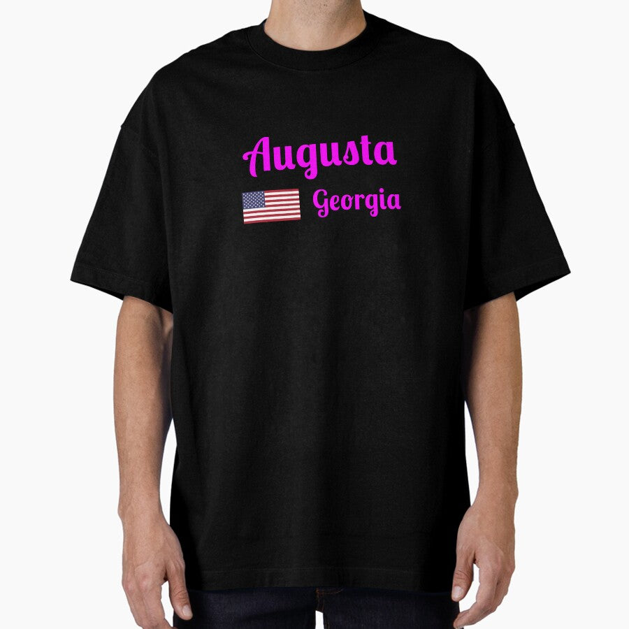 Augusta Georgia - Stylish Prints, Oversized T-Shirt