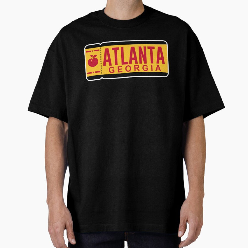 Atlanta Ticket Yellow Oversized T-Shirt