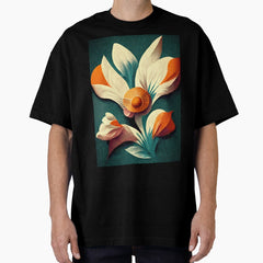 70s Flower Power Oversized T-Shirt