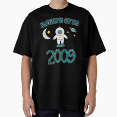 Awesome Since 2009 Astronaut Oversized T Shirt