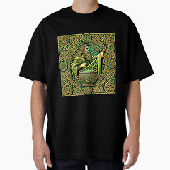 The Dagda Mythology Celtic Oversized T Shirt