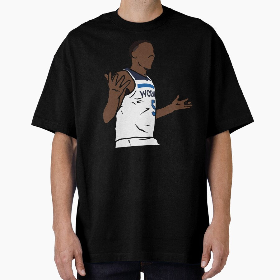 Anthony Edwards Shrug Oversized T Shirt