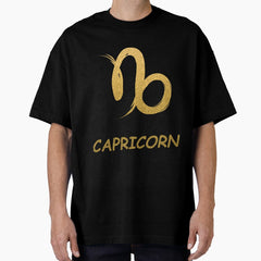 zodiac sign test Capricorn Oversized T-Shirt