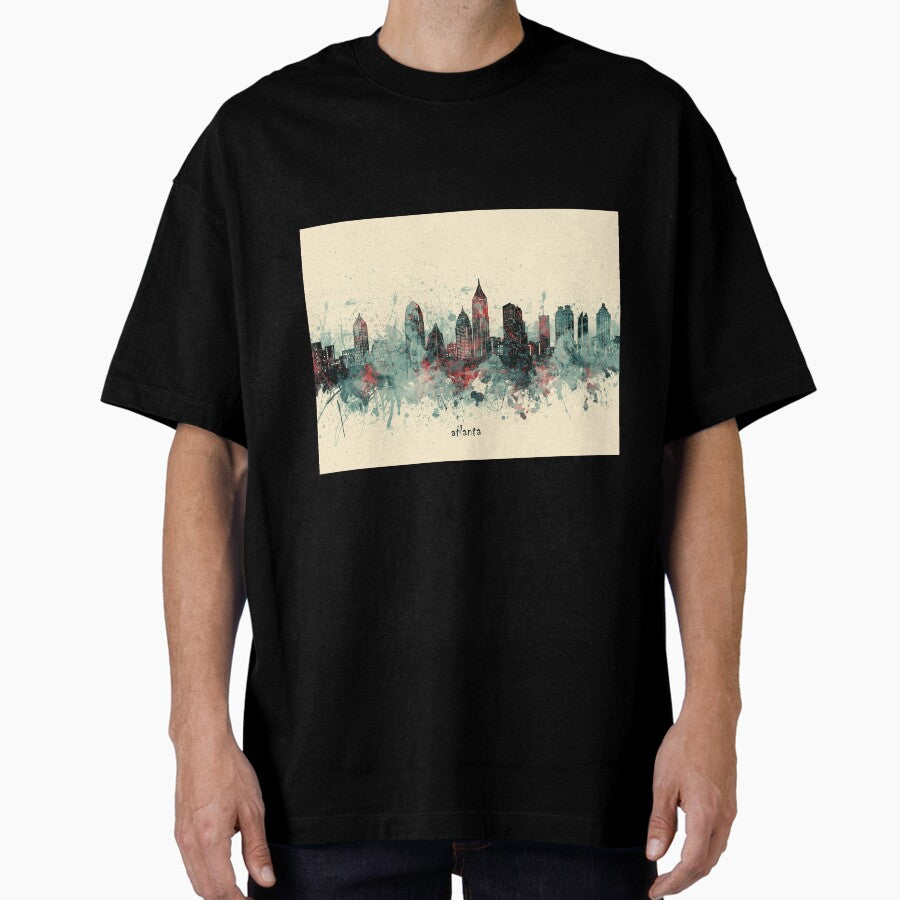 Atlanta Skyline Oversized T Shirt