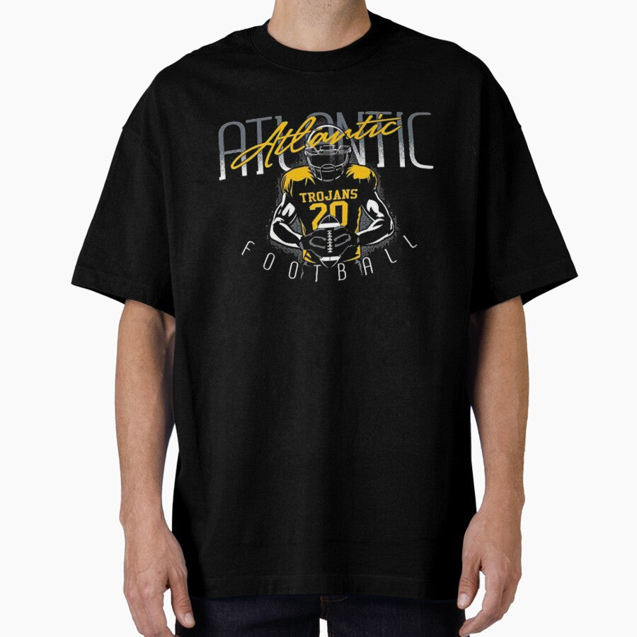 ATLANTIC FOOTBALL COOL DESIGN Oversized T-Shirt