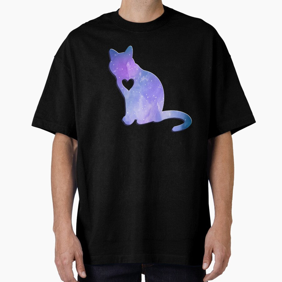 Galaxy Cat Oversized T-Shirt
