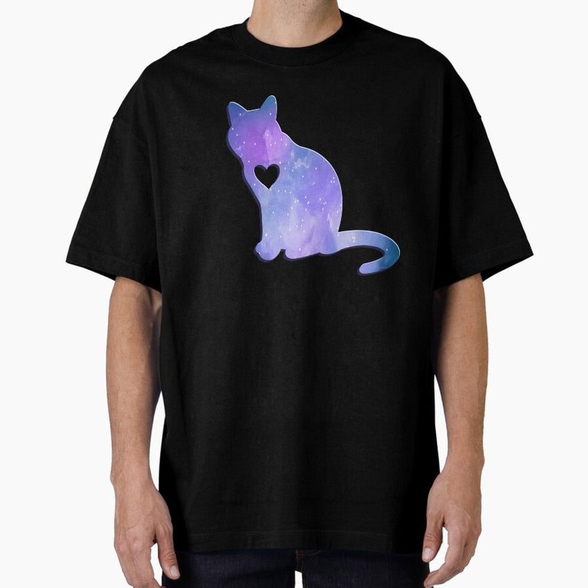 Galaxy Cat Oversized T-Shirt