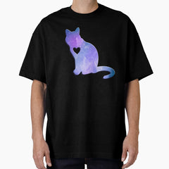 Galaxy Cat Oversized T-Shirt