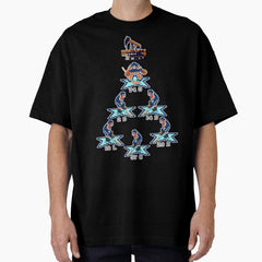 8bit hockey Oilers Current Oversized T-Shirt