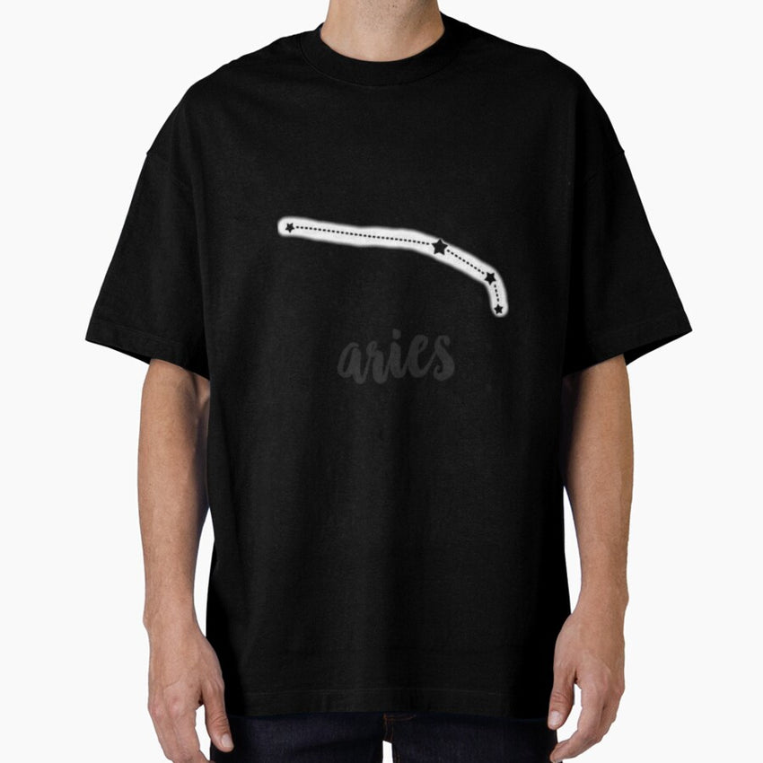 A Zodiac Sign Test For Aries Oversized T Shirt