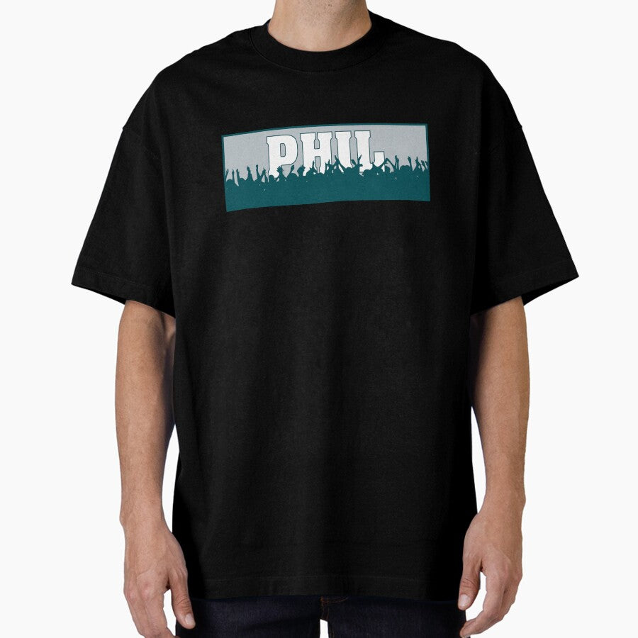 Cheering Philadelphia Oversized T-Shirt