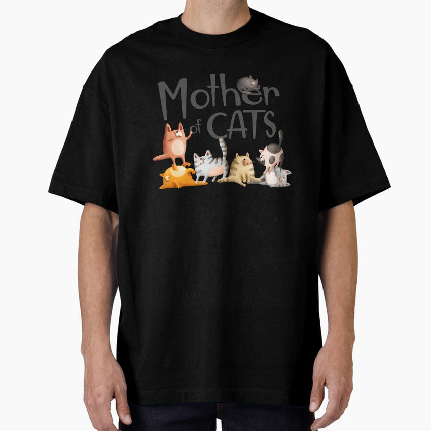 Mother of Many Cats Oversized T-Shirt