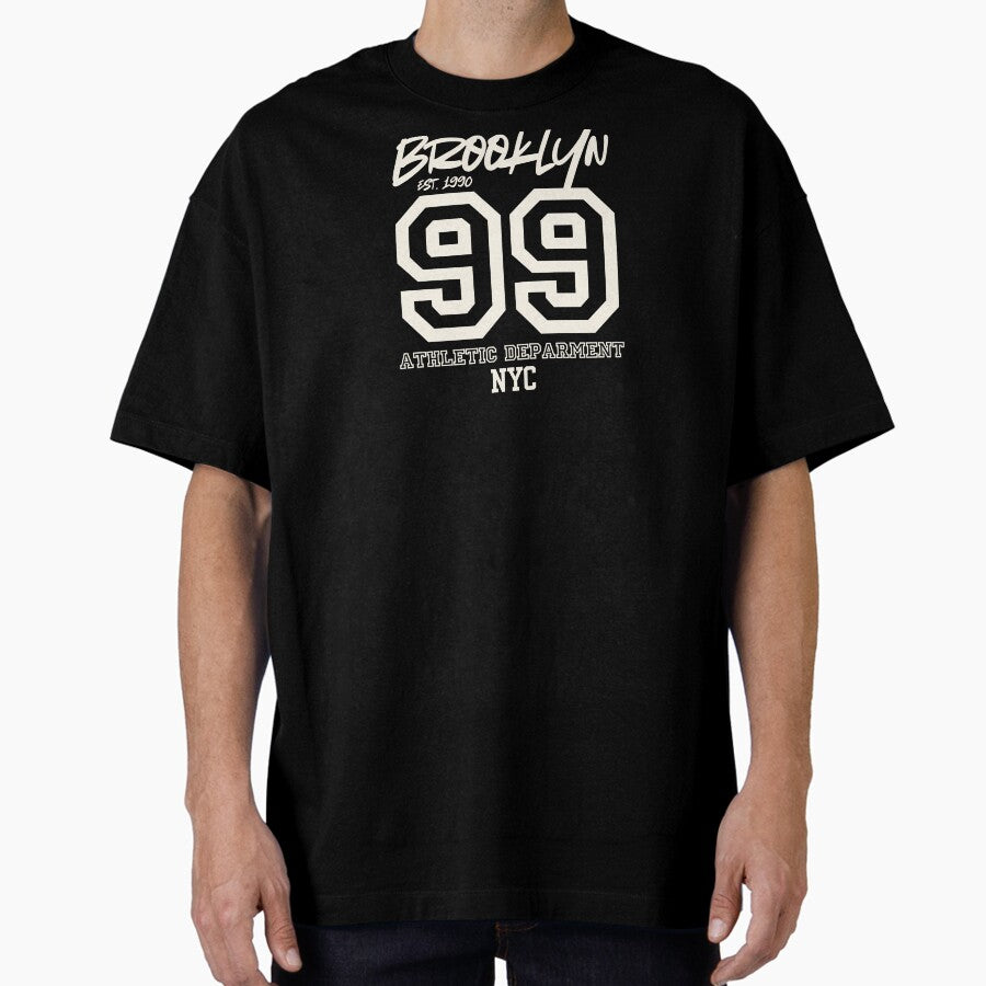 Baseball 99 - Brooklyn New York City Athlete Department Typography Design Oversized T-Shirt