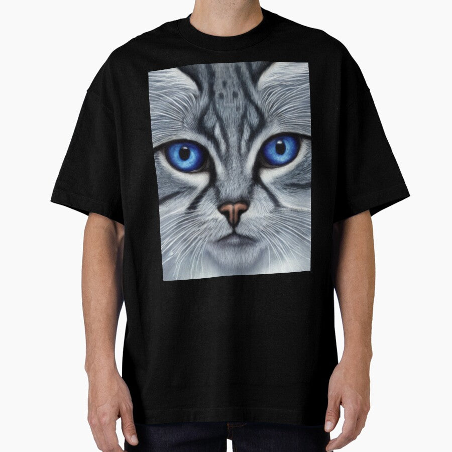 American Shorthair cat - Elegant Cute Cat 51 Oversized T-Shirt