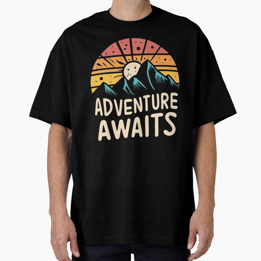Adventure Awaits Explore More Nature Oversized T Shirt