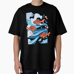 Fish Sea Oversized T Shirt