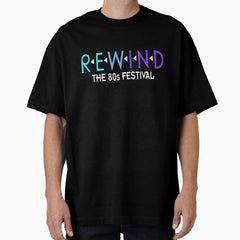 Rewind Festival Retro Music Fest South North Oversized T Shirt