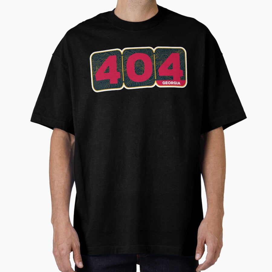 Area Code 404 Oversized T-Shirt