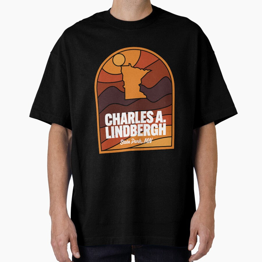 Charles A. Lindbergh State Park Minnesota Oversized T-Shirt