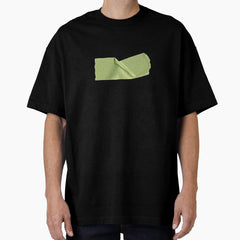 A Tape Pasty Feel Sticky Oversized T Shirt