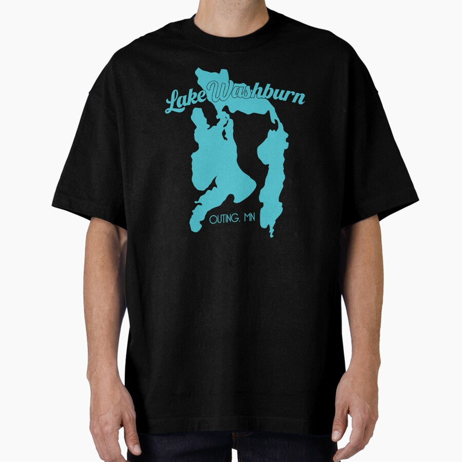 Lake Washburn Outing MN Oversized T-Shirt