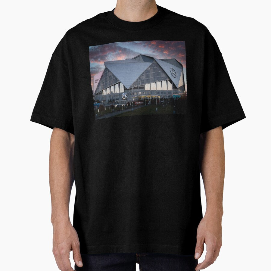 Atlanta Football Stadium Oversized T Shirt